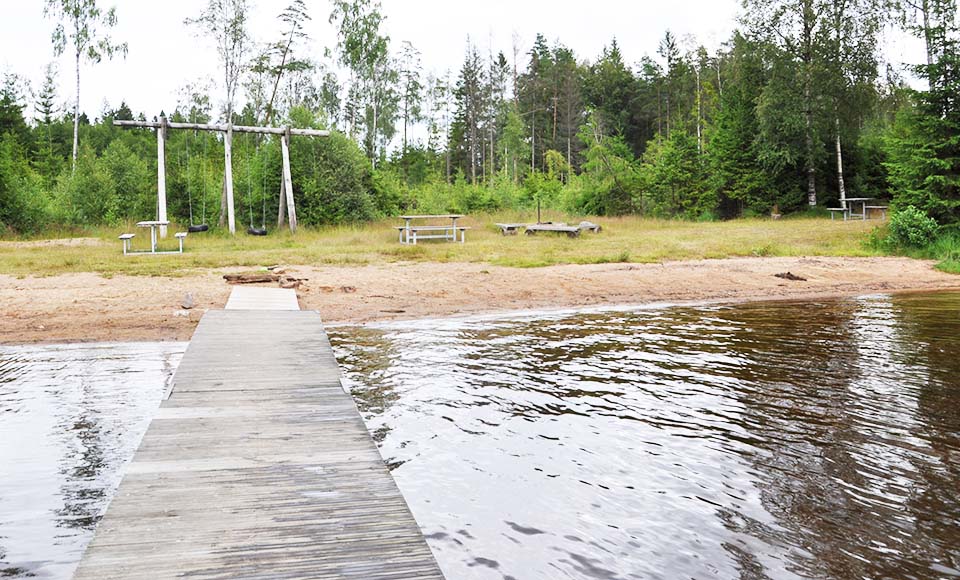 Badplatsen i Linjevik.